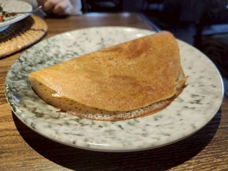 南インド 朝食 クレープ