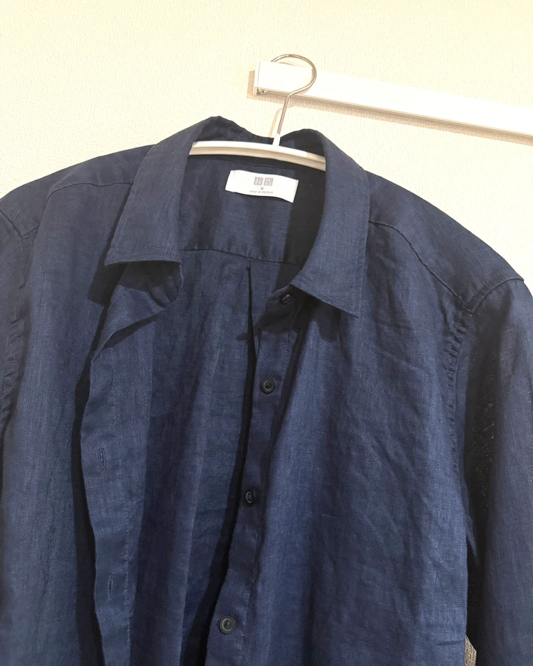 【ユニクロ購入品】春夏にヘビロテ間違いなしのリネンシャツ！_2