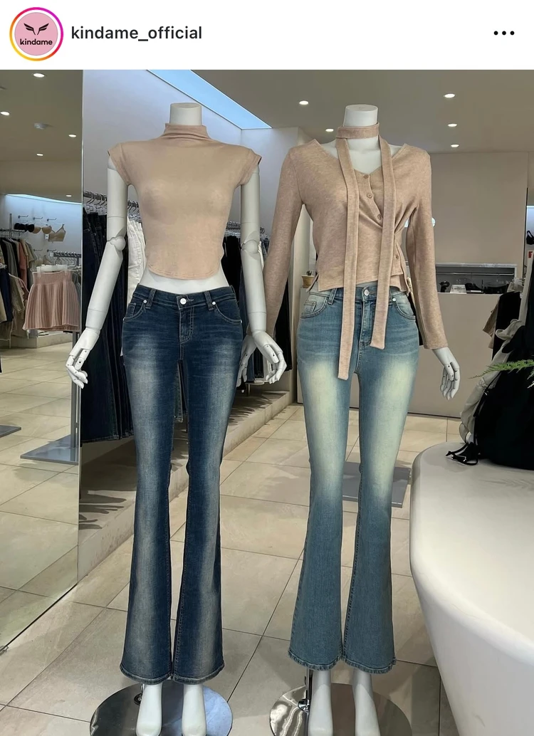 kindame カインダミ　美脚　骨盤パッド　セミフレアデニム　新品　XS kindame カインダミ 美脚 骨盤パッド セミフレアデニム 新品 XS