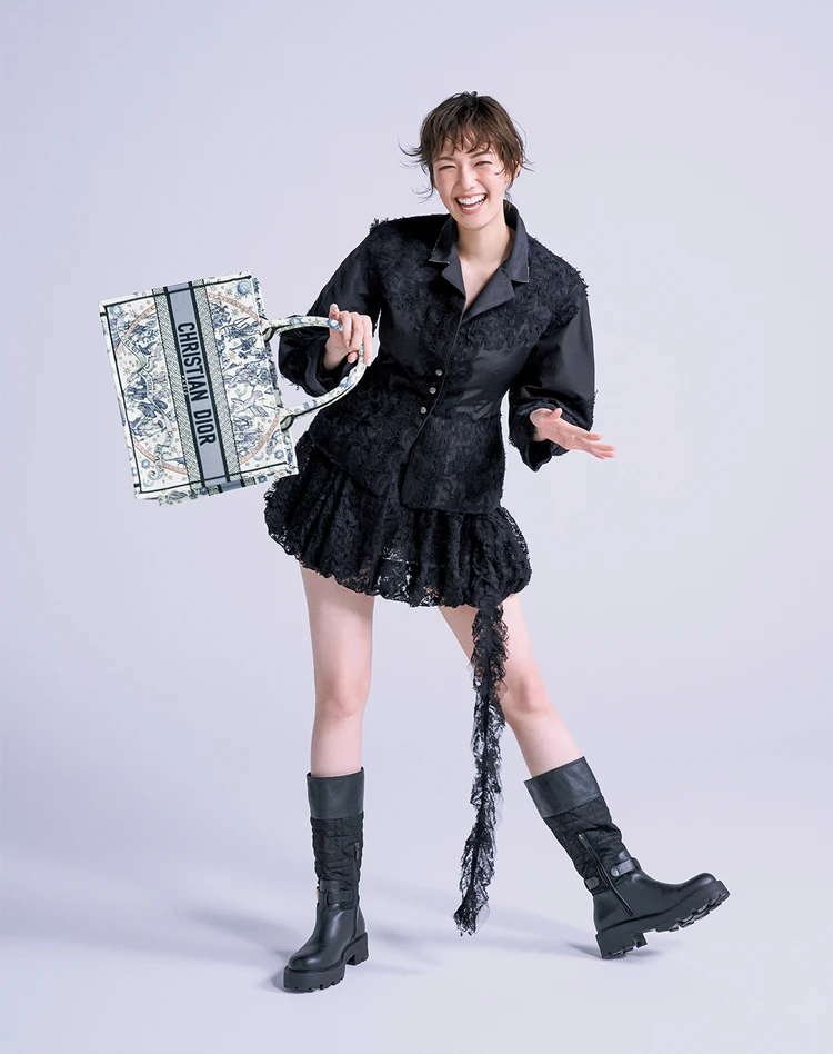 【エンフォルド】極美品✨佐藤栞里着用 SYタイプライター フレアマキシドレス 定価7万超 佐藤栞里ちゃん着用♡エンフォルド コレクション