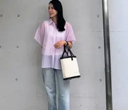 【最高気温30度】涼しくて品がある、大人の夏きれい色コーデ