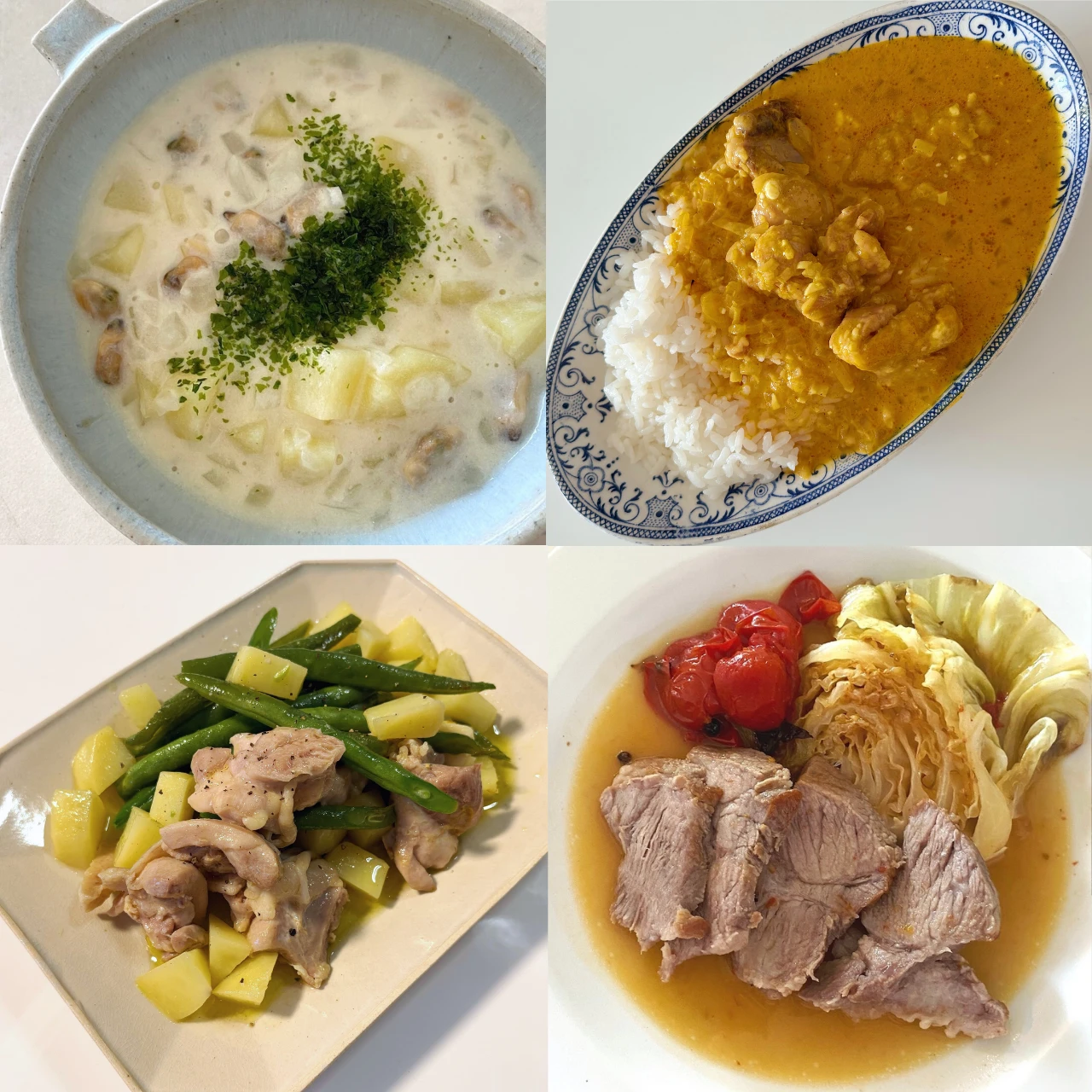 【長谷川あかりのご自愛ごはん】簡単でおいしい煮込みレシピ10選。カレー、鍋、ワイン蒸しなど。時短でも本格的な味わいに！