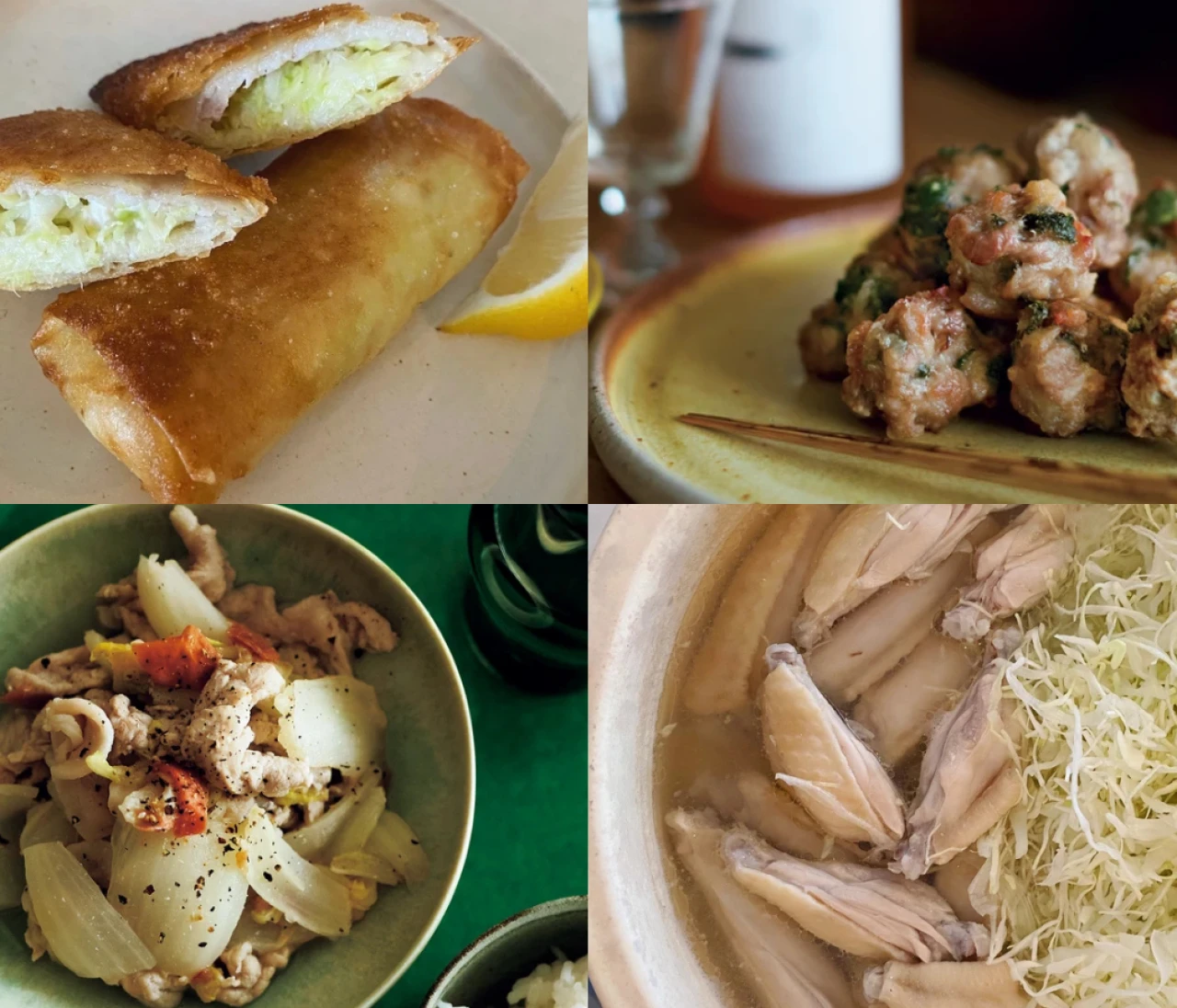 【長谷川あかりのご自愛ごはん】包丁いらずの簡単レシピ4選。春巻き、から揚げ、豚の梅酒蒸し。限界丁寧ごはんを求める人に！