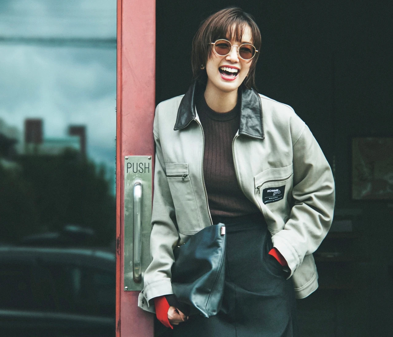 予想最高気温25℃／秋スタイルに新鮮な風を呼ぶハンサムなワークジャケット【BAILA今日のコーデ】