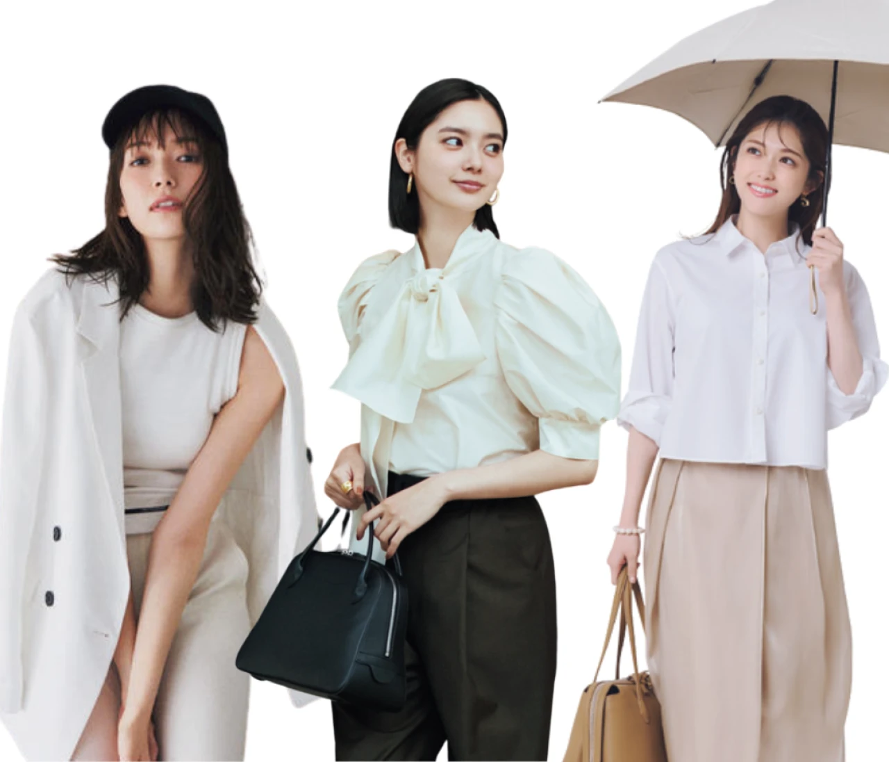 【最新】大人女子 夏の白（ホワイト）コーデ36選。 白は最強のレフ版！華やかに涼し気に着こなしを