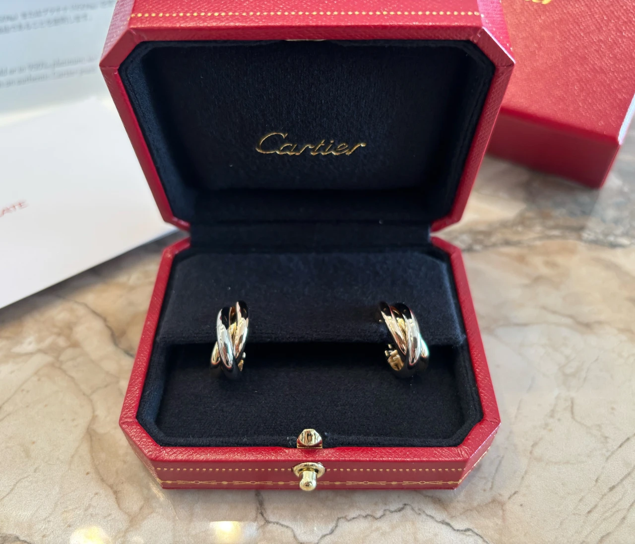 2025年締めくくり。自分へのご褒美としてカルティエのトリニティピアスをお迎え