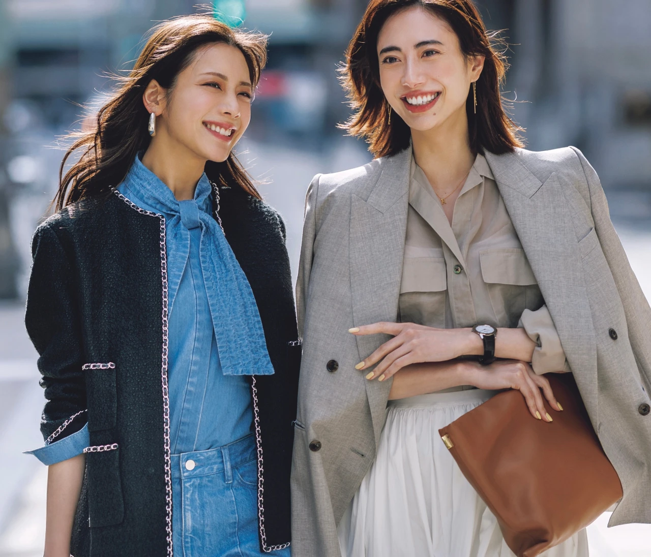 【トレンドジャケットコーデ】“2枚目”に狙いたい旬デザインで通勤コーデをアップデート【BAILA今日のコーデ】