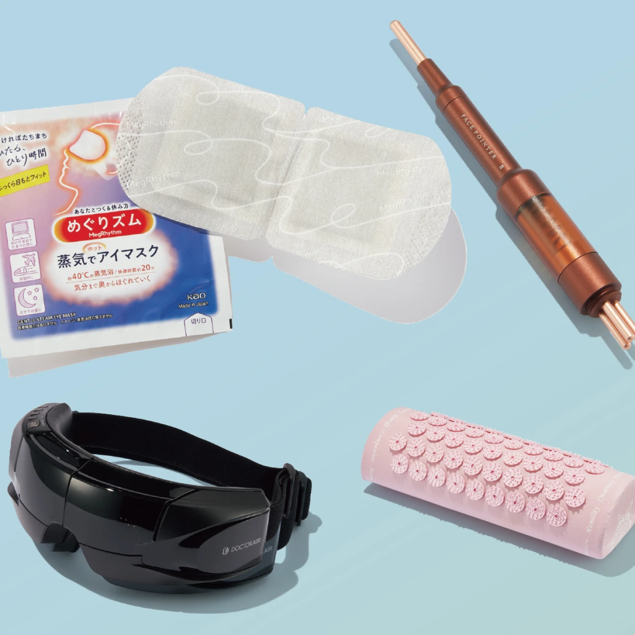 瞳の透明感を取り戻す！ 疲れた目もとを心地よく刺激する美顔器、スキンケア、巡りをよくするマッサージ