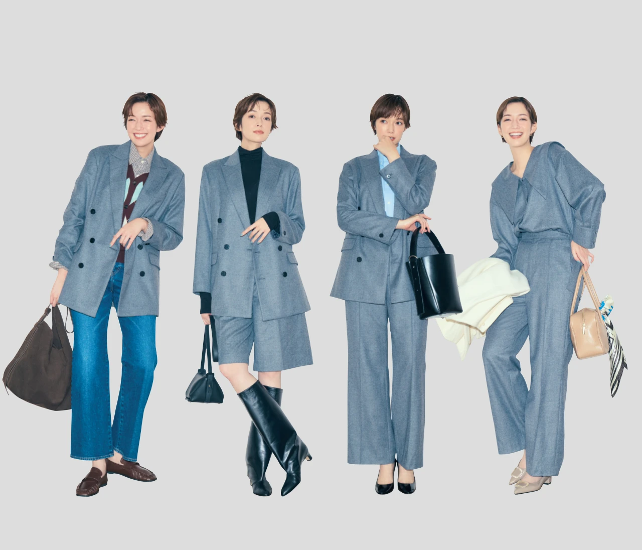 忙しい日も、余裕がある日も活躍！アンクレイヴの「カセット服」で多忙度別・着回し5コーデ