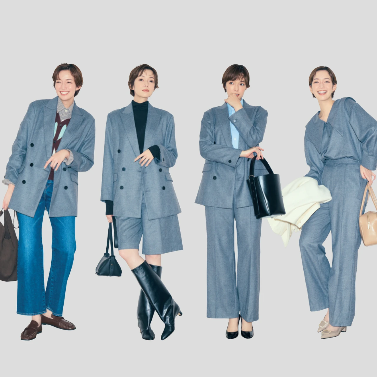 忙しい日も、余裕がある日も活躍！アンクレイヴの「カセット服」で多忙度別・着回し5コーデ