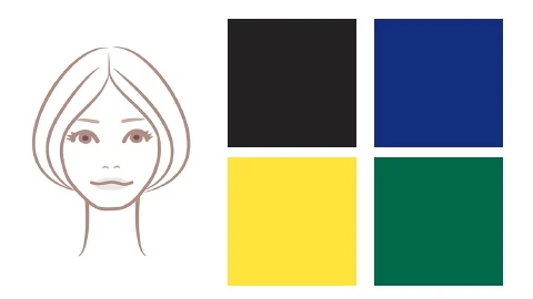 【ブルベ肌×男顔】さんには、コントラストのはっきりとした柄の浴衣がベスト