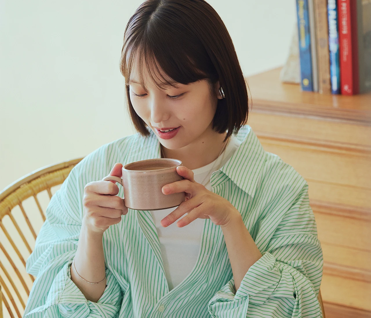 【料理家・長谷川あかりのご自愛ダイエット】 砂糖をパルスイート®︎に置き換えて、我慢いらずの美活レシピ 「日本酒ココア」