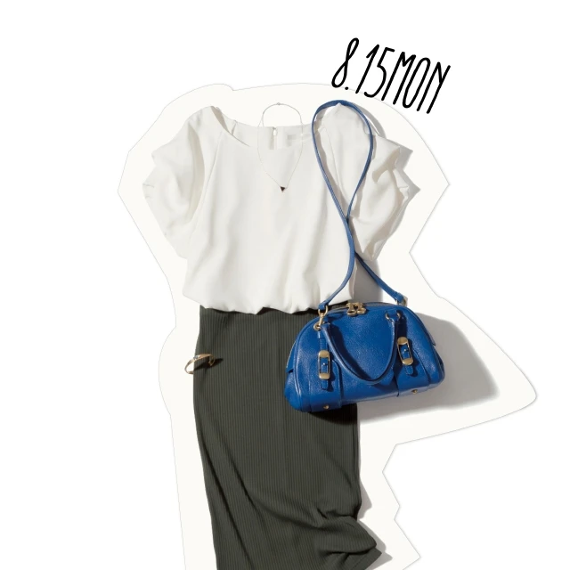 終日デスクワークの日は、手元を盛り上げて秋にさりげシフト