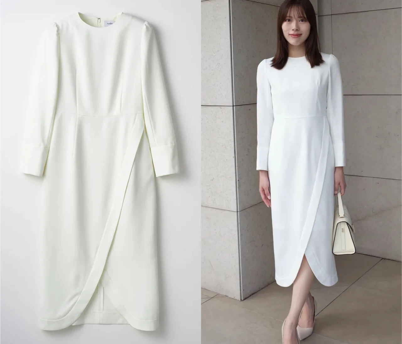 美しい立ち姿をかなえる【Audire（アウディーレ）】のワンピースが登壇シーンに最適！｜好印象が狙える“最旬”登壇服 Vol.22