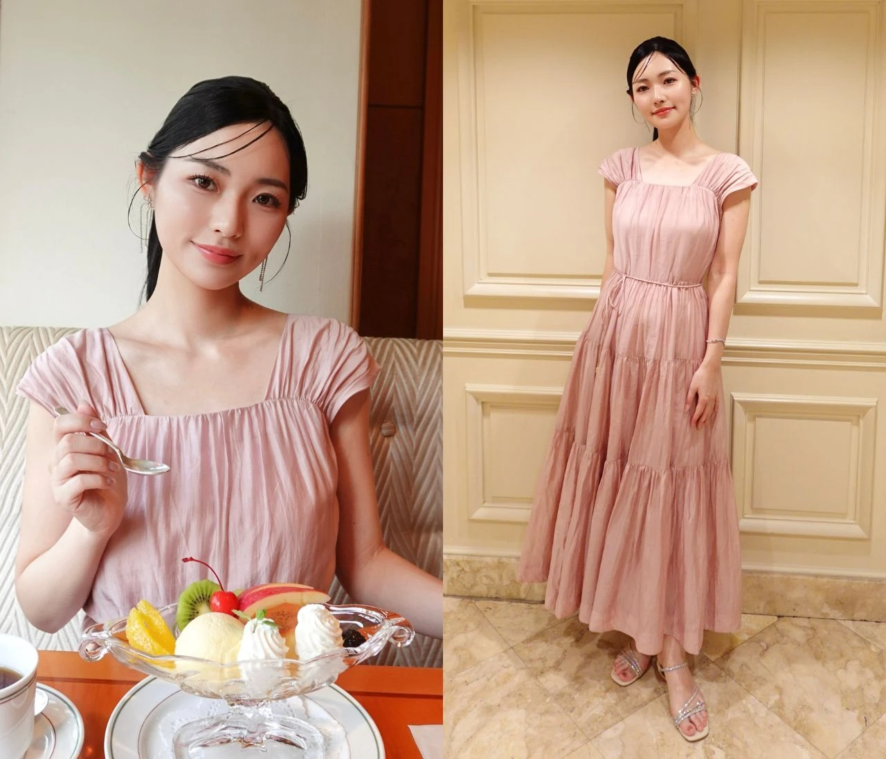 【#猛暑】CELFORDの接触冷感シアーワンピがブルベ夏に最高だった