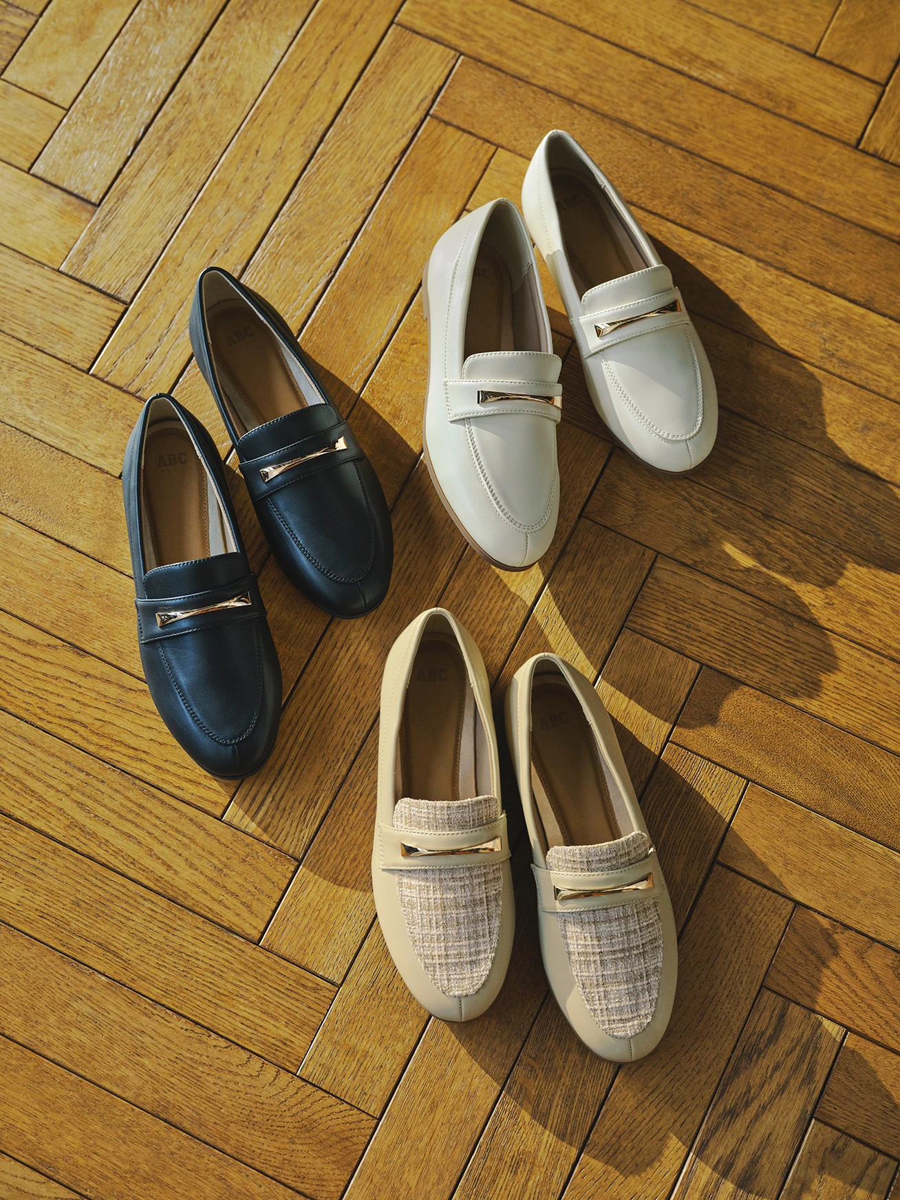 ABC SELECT「PUFFローファー」バリエーション