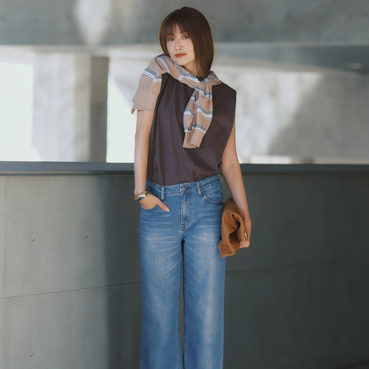 エディターのおすすめデニム！「ヘルシーデニム」の微フレアデニムがこの春夏活躍しそう♪