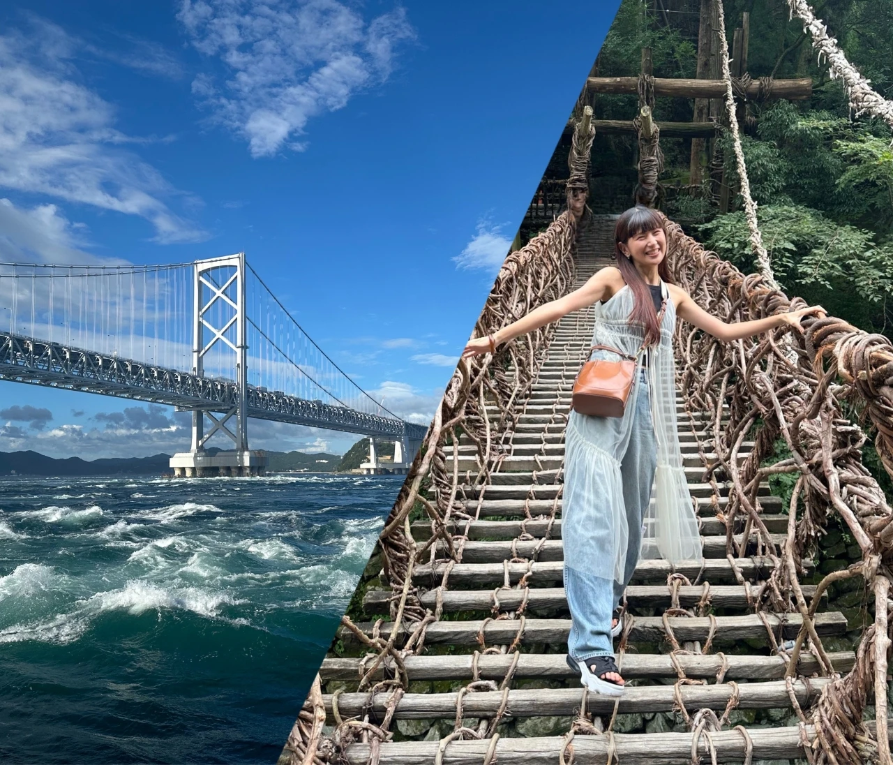 【四国一周旅行３泊４日モデルコース｜1日目・徳島編】シルバーウィークにもおすすめ♡祖谷のかずら橋＆鳴門の渦潮へ！秘境と迫力の自然を大満喫