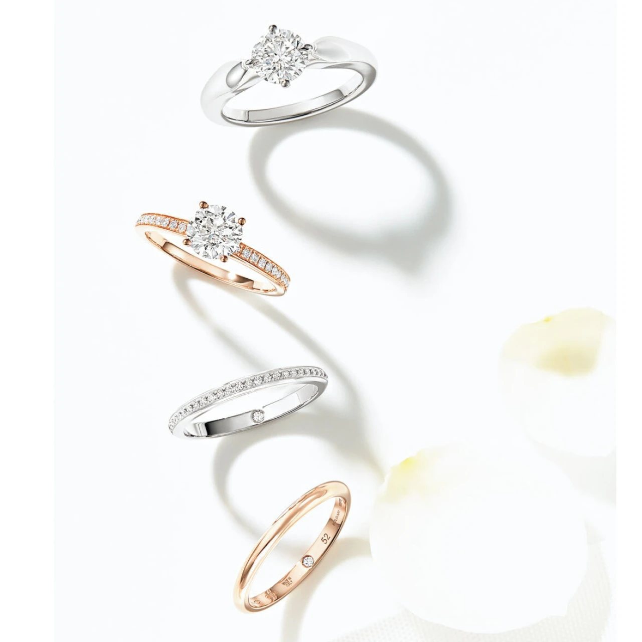 【ショーメのウエディングリング】華やかな気高さは唯一無二の憧れリング