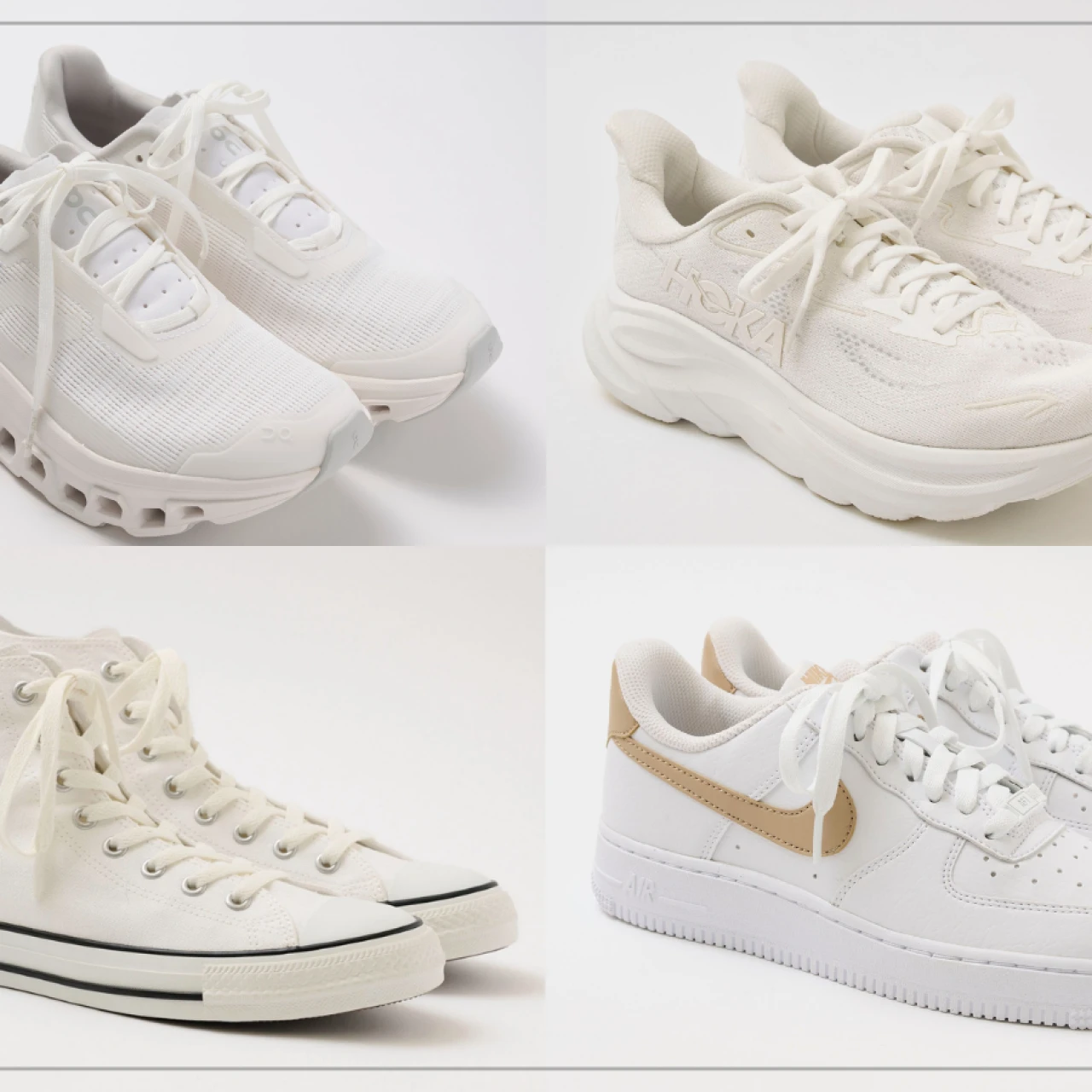 【通勤におすすめのきれいめ白スニーカー7選】ナイキ、コンバースなどの軽量＆おしゃれモデルで通勤を快適に！