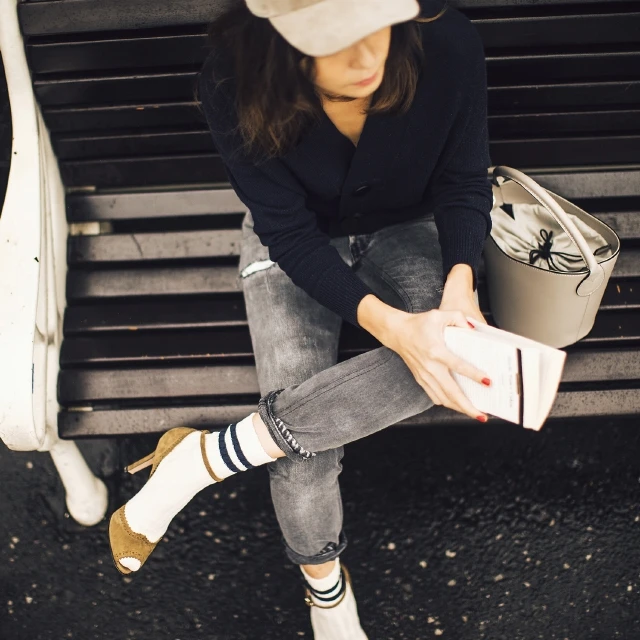 いつものデニム+【靴+ソックス】で最強しゃれ見え♥︎