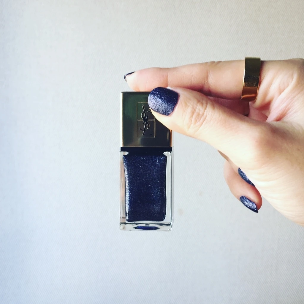 【日曜夜のネイル時間】マット、なのにグリッター。YSLの夏ネイル