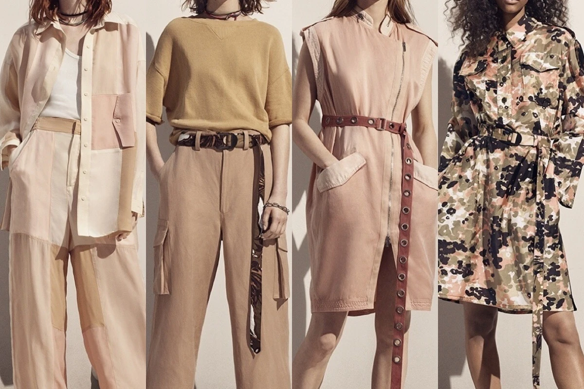 パステルピンクで女らしい♡【ZARA(ザラ) SRPLS】の新感覚ミリタリーコーデ11選