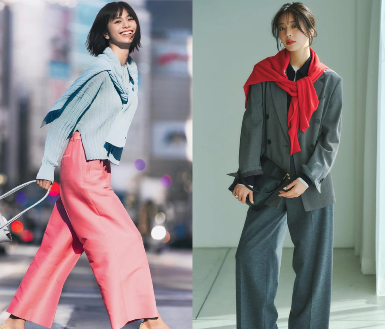 マルチに活躍する肩掛け使いが再注目！コーデ16選