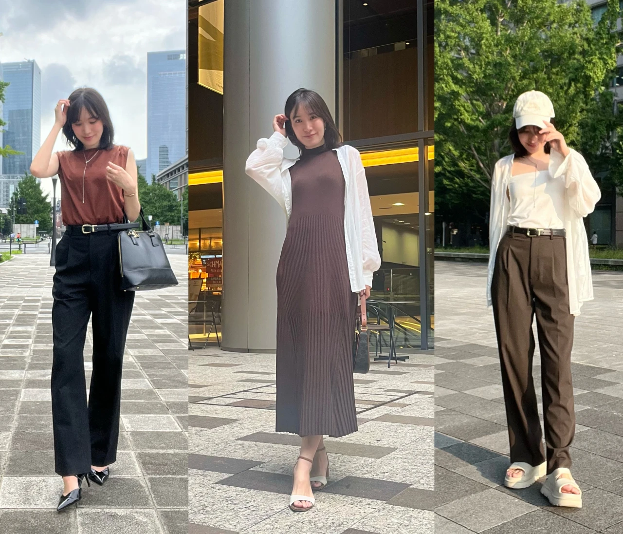 洒落感上がる初秋のブラウンコーデ ＃ファッション部