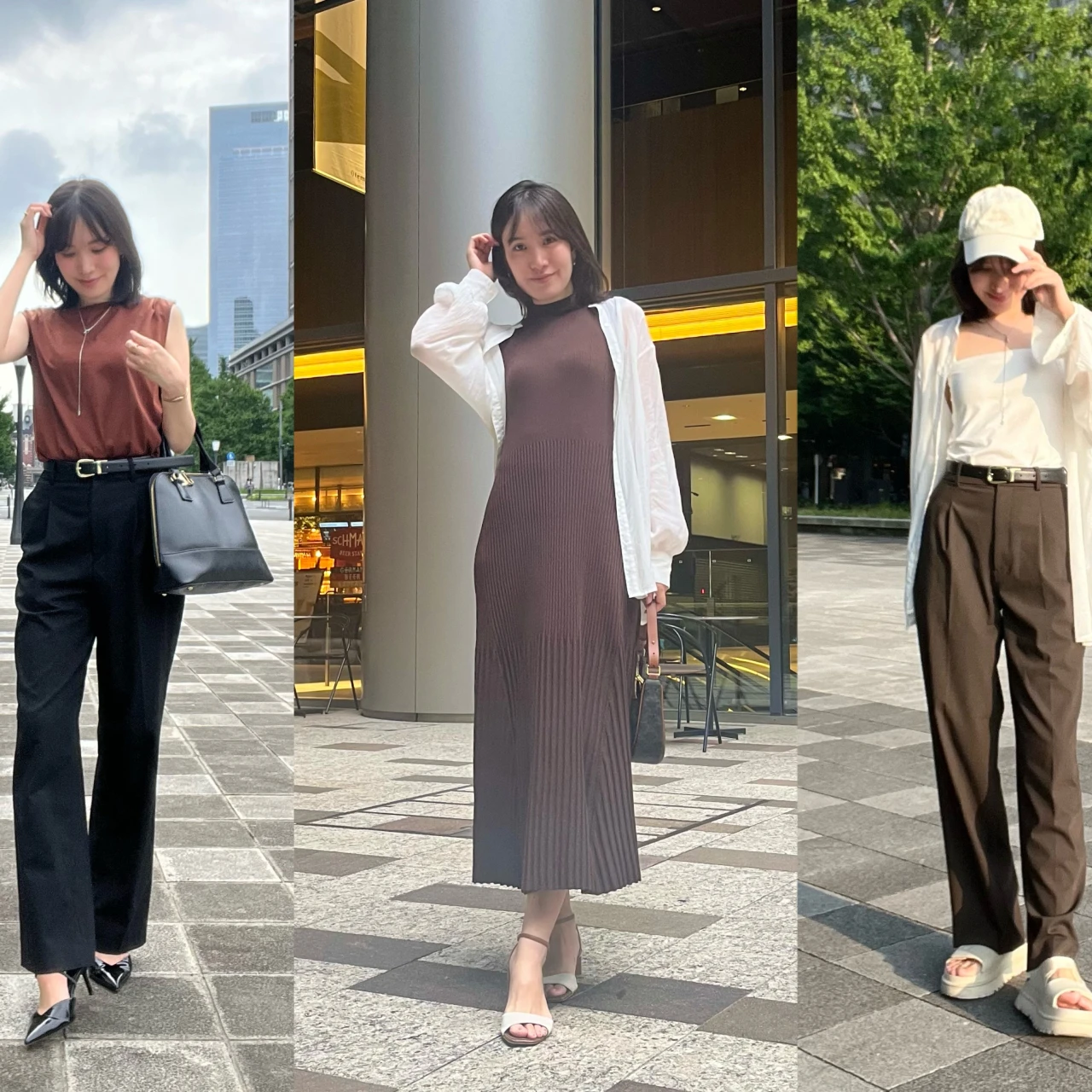 洒落感上がる初秋のブラウンコーデ #ファッション部