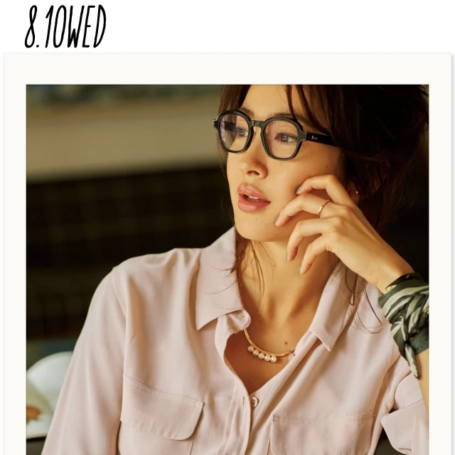 華麗にシーズンシフト！　パールアクセで「小さい秋」コーデを始めよう