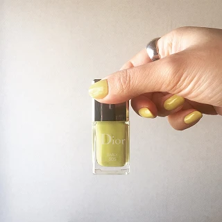 【日曜夜のネイル時間】LA LA LANDな、ディオールのネオンイエロー