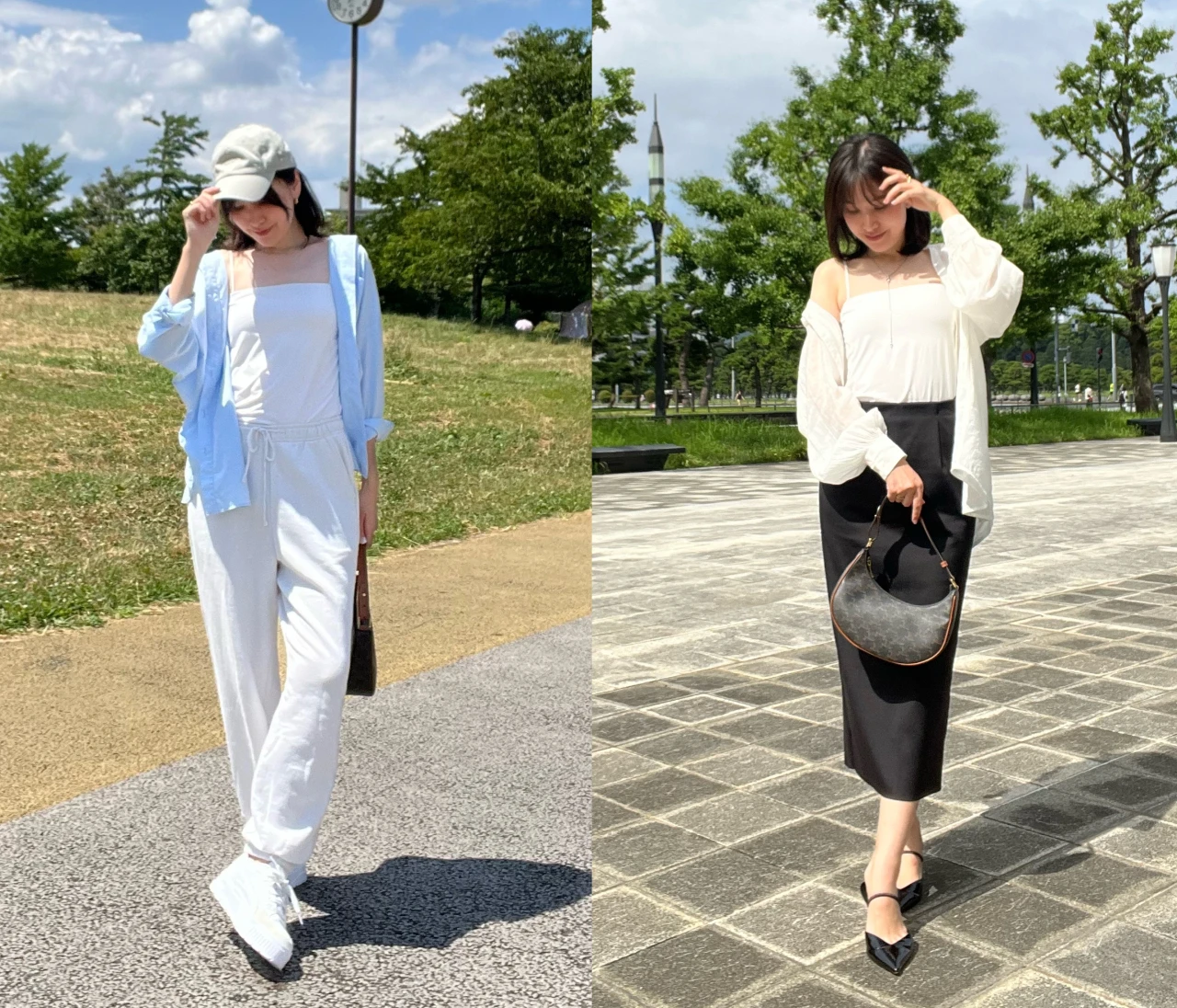 みんな持ってる⁈UNIQLO(ユニクロ)エアリズムコットンブラチューブトップを使った2コーデ
