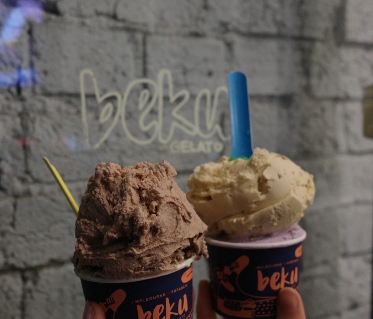 メルボルンで見つけた、BEKUのアイスクリーム