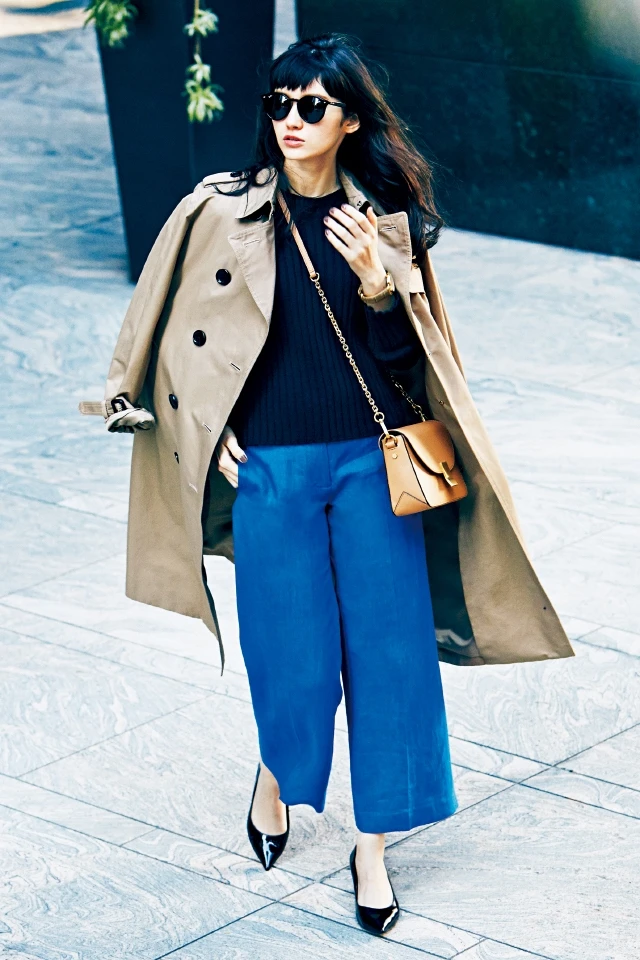 【バイラーズが実証②♥︎】トレンチ+太パンツもやっぱりモテる件