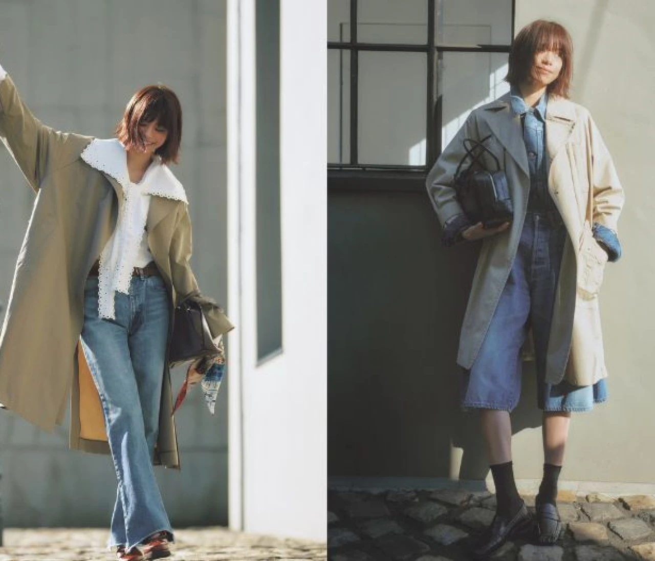 【2026春の最新トレンチ＆デニム】選ぶ基準は、体をキレイに見せる、トレンドをのりこなせること！