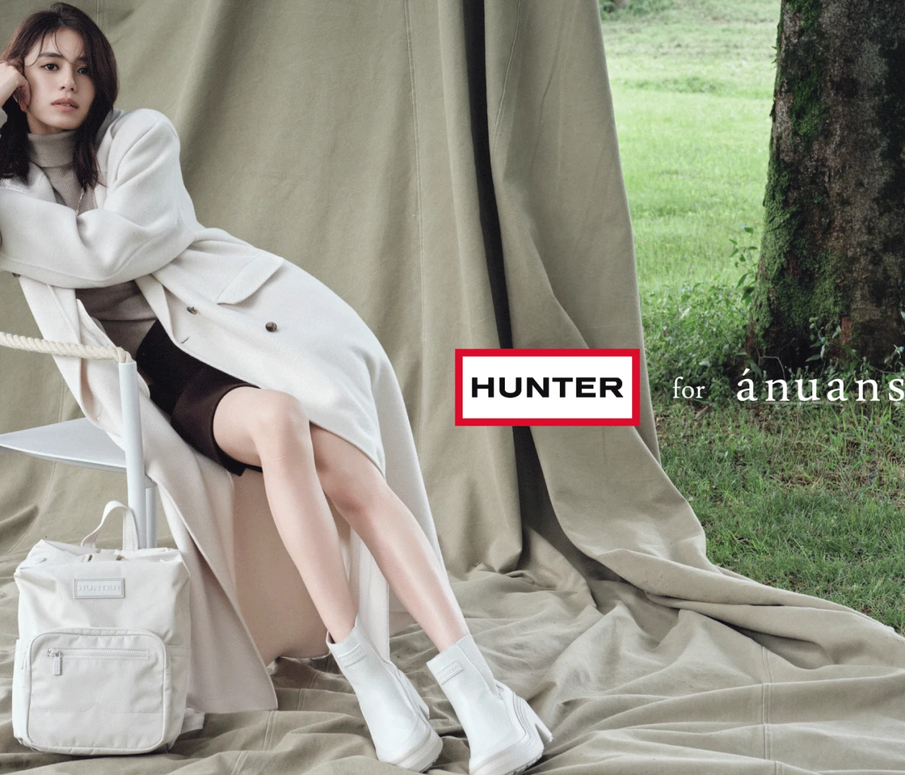 【anuans × HUNTER】英国の名品と紡ぐ、洗練のコラボレーションが始動