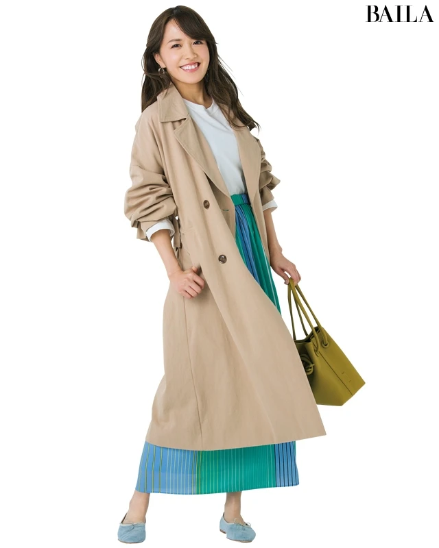 トレンチを着ると男っぽくなる悩み解消！【肩幅広いさん】のトレンチコートの選び方