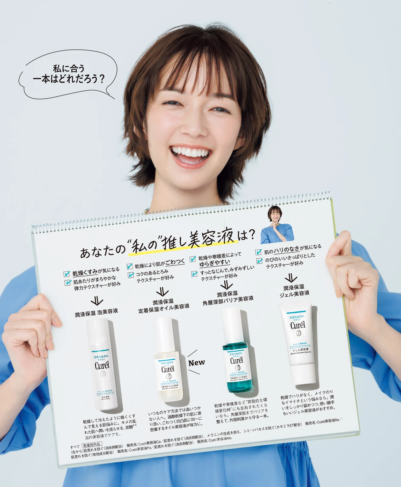 佐藤栞里 あなたの“私の推し美容液”は?