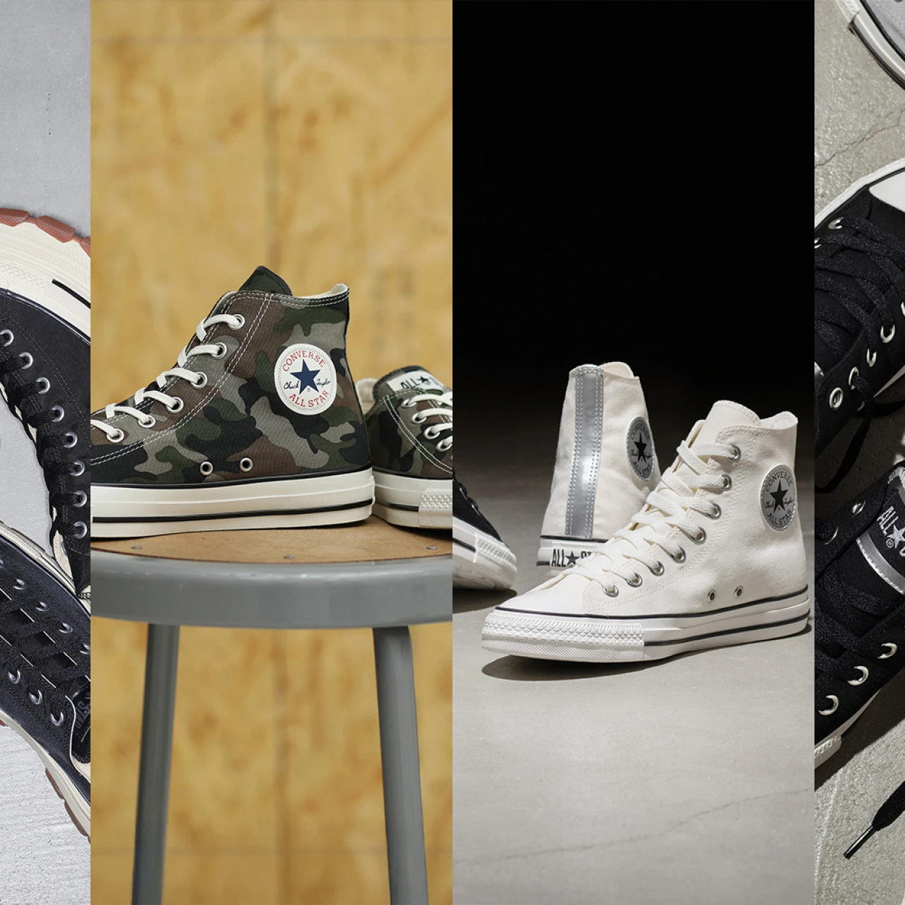 【CONVERSE（コンバース）2026年5月新作】「オールスター」をベースに素材や柄、ディテールにアレンジを加えた6型が登場！