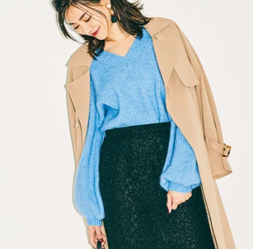 手持ちの【定番トレンチコート】に効かせる3色&なじませる3色