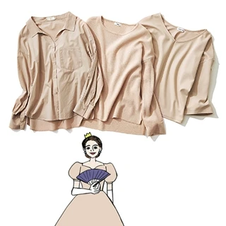 【ブルベ×女顔】さんのフェミニンな魅力を引き立てるトップス&メイク法とは?