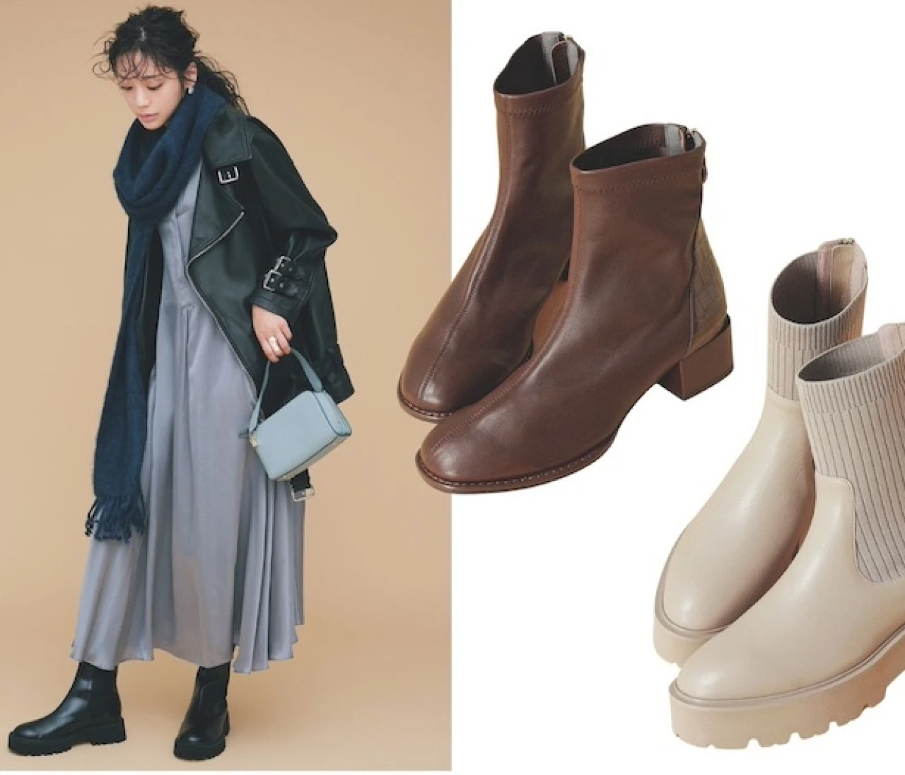 【今売れてる本当にいいブーツ】抜け感のある足もとでコーデを引き締めるショートブーツ8選