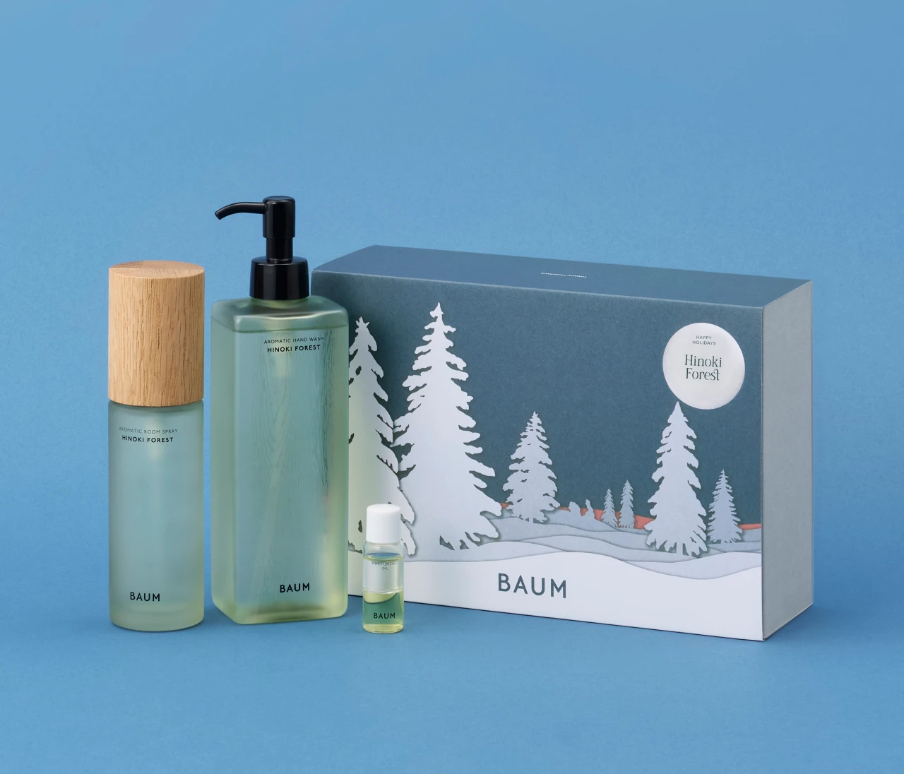 【BAUM（バウム）】北欧の森がテーマ！ リラックスタイムに寄り添う“香り”のホリデー限定セット