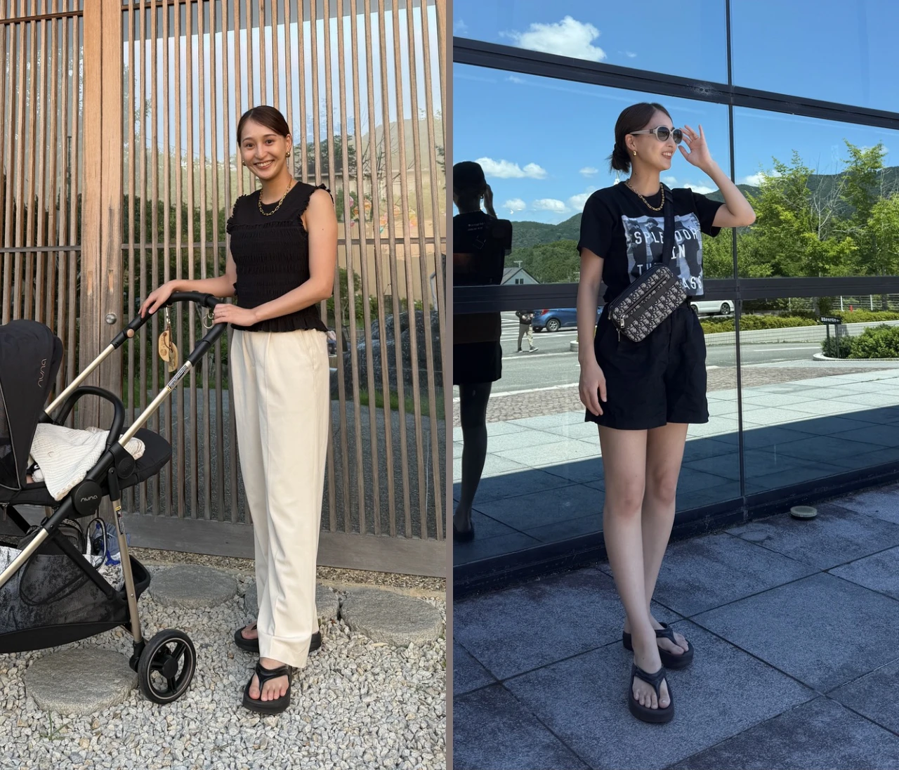 【UNIQLO】イメージコンサルタントの1泊2日子連れ旅行コーデ♡