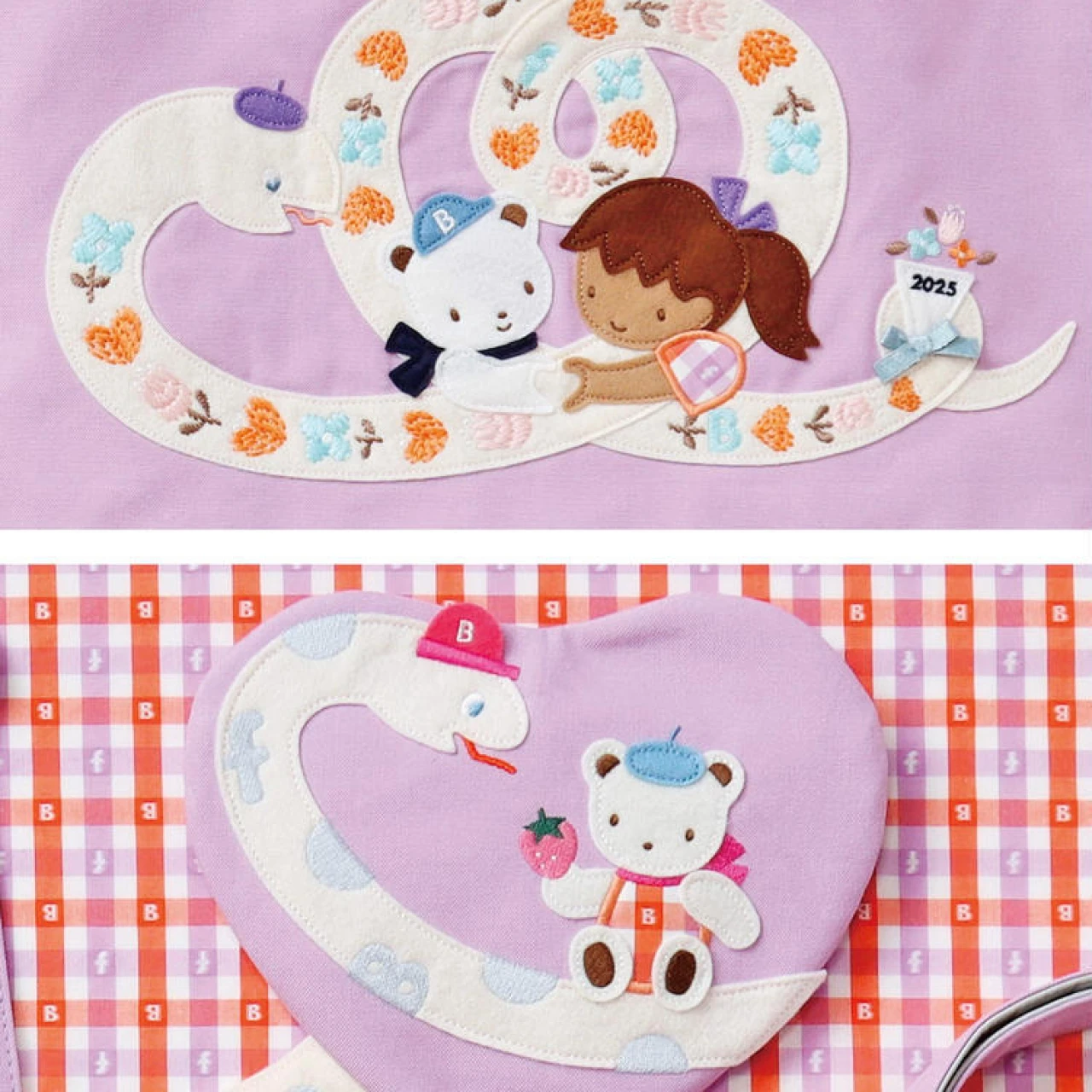 【ビームス ジャパン×ファミリア】干支シリーズ「巳」のバッグやポーチ（写真）