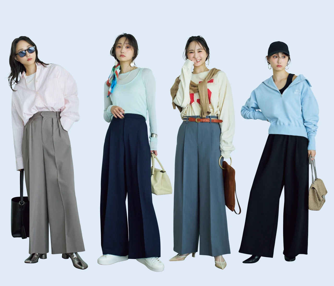 【通勤にも】多機能で優秀すぎる！進化系ワイドパンツ4選