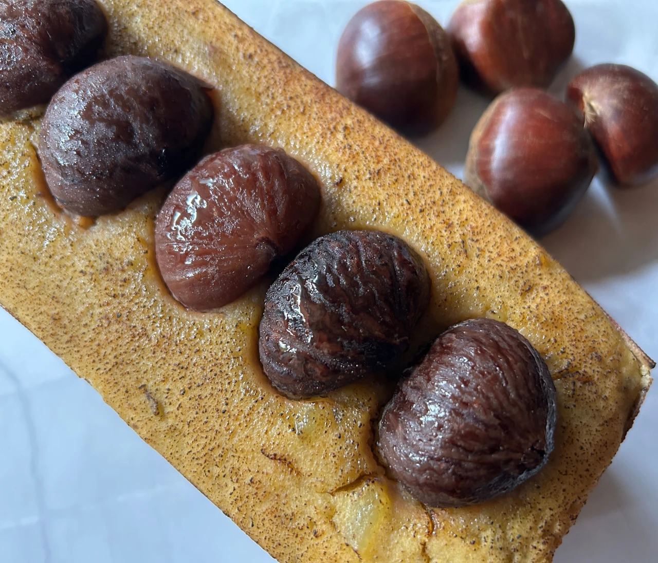 【栗好き必見！】脅威の全体70%が栗!! 栗に溺れる究極の栗ケーキ＠マーロウ #スイーツ部