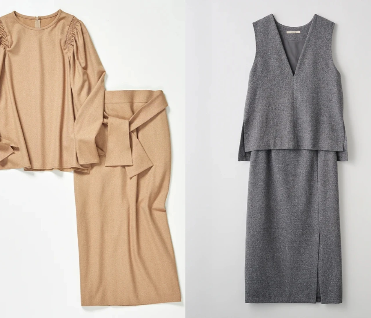 【冬の時短コーデ】きれいめ派におすすめセットアップ5選「優秀通勤ワードローブ」