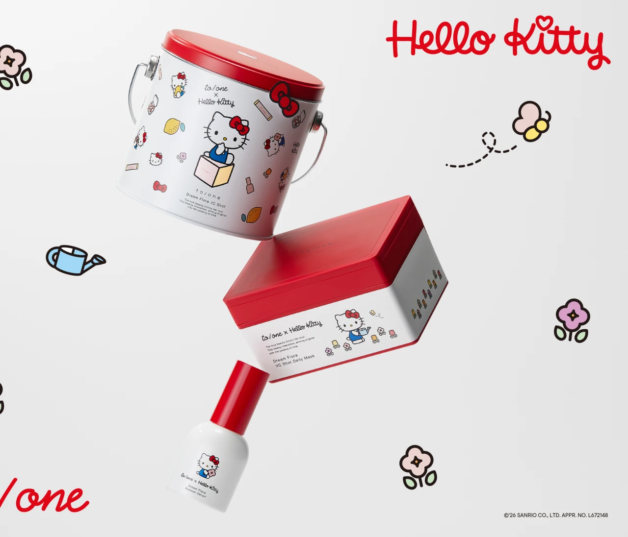【to/one】ハローキティとのコラボから生まれた、2つのコレクションが登場